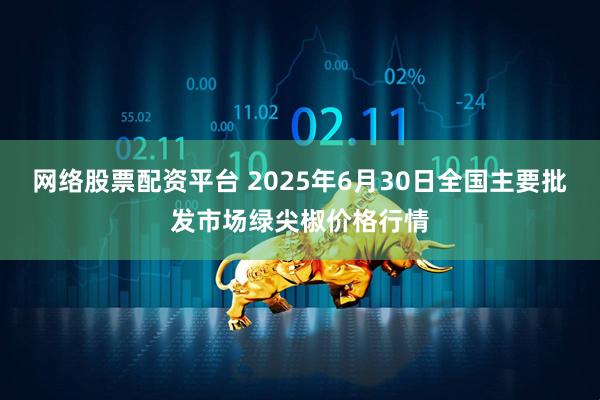 网络股票配资平台 2025年6月30日全国主要批发市场绿尖椒价格行情